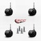 Service Caster 2'' Office Chair Casters Nylon Twin Wheel 5/16'' Grip Neck Stem , 4PK SCC-UHGN02S50-NYS-4 - alternate 2